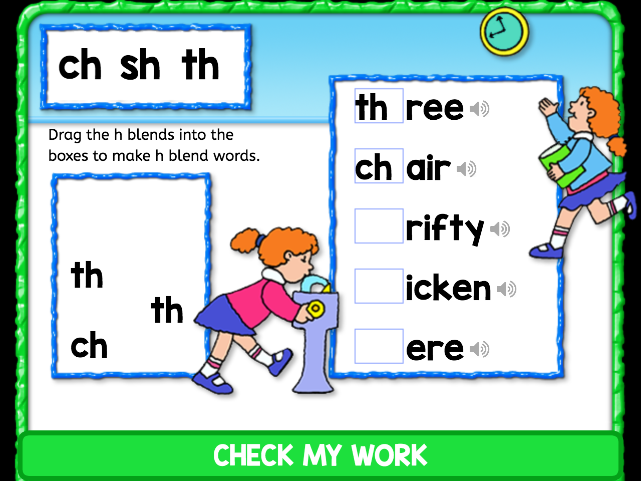 drag the h blends interactive worksheets anywhere teacher