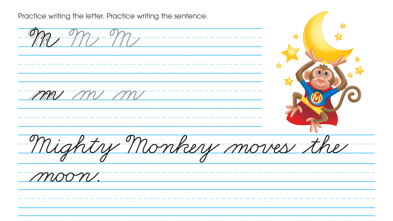 Cursive Writing: Practice Mm