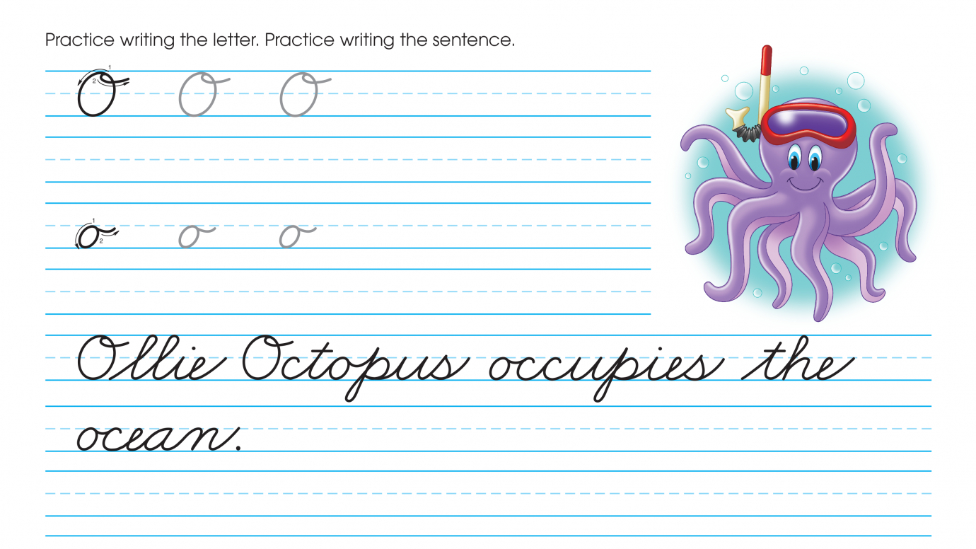 Cursive Writing: Practice Oo