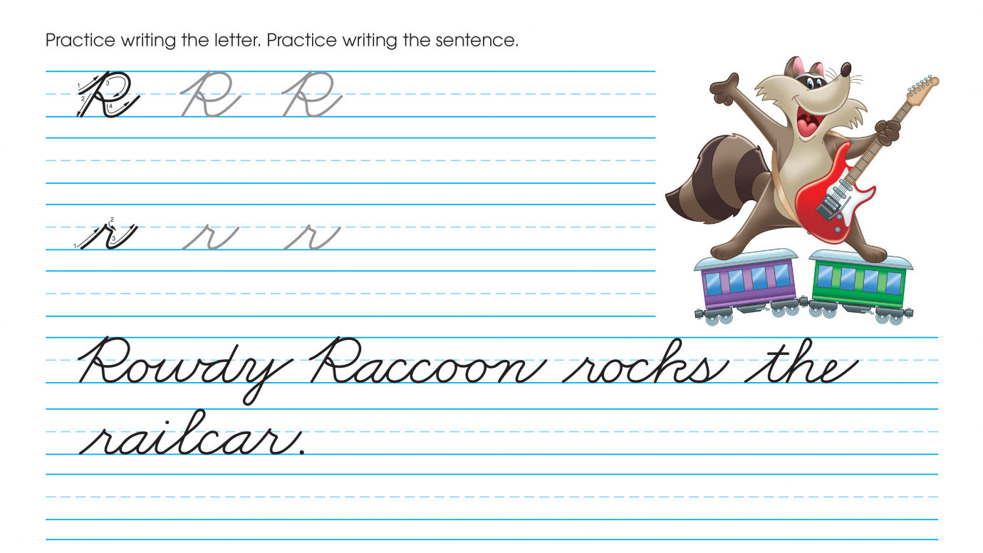 Cursive Writing: Practice Rr
