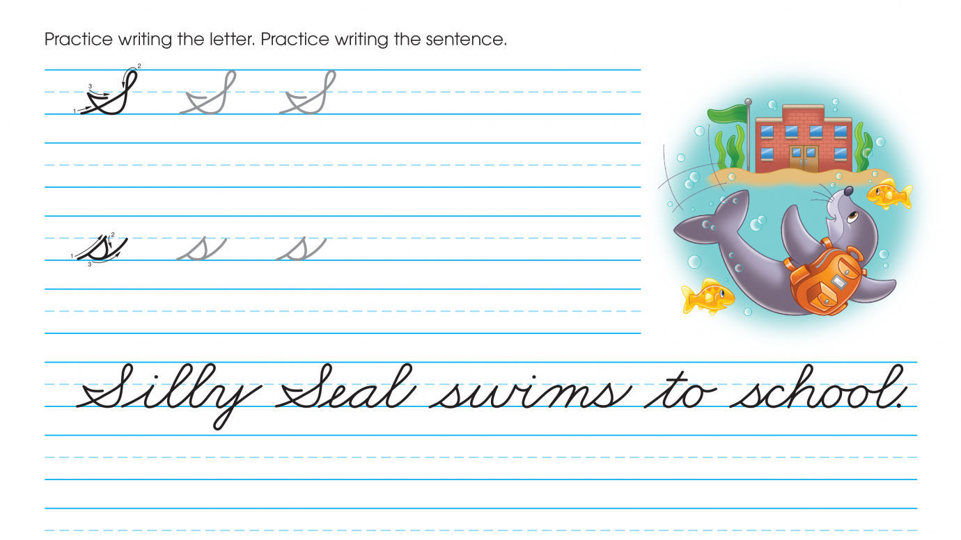 Cursive Writing: Practice Ss