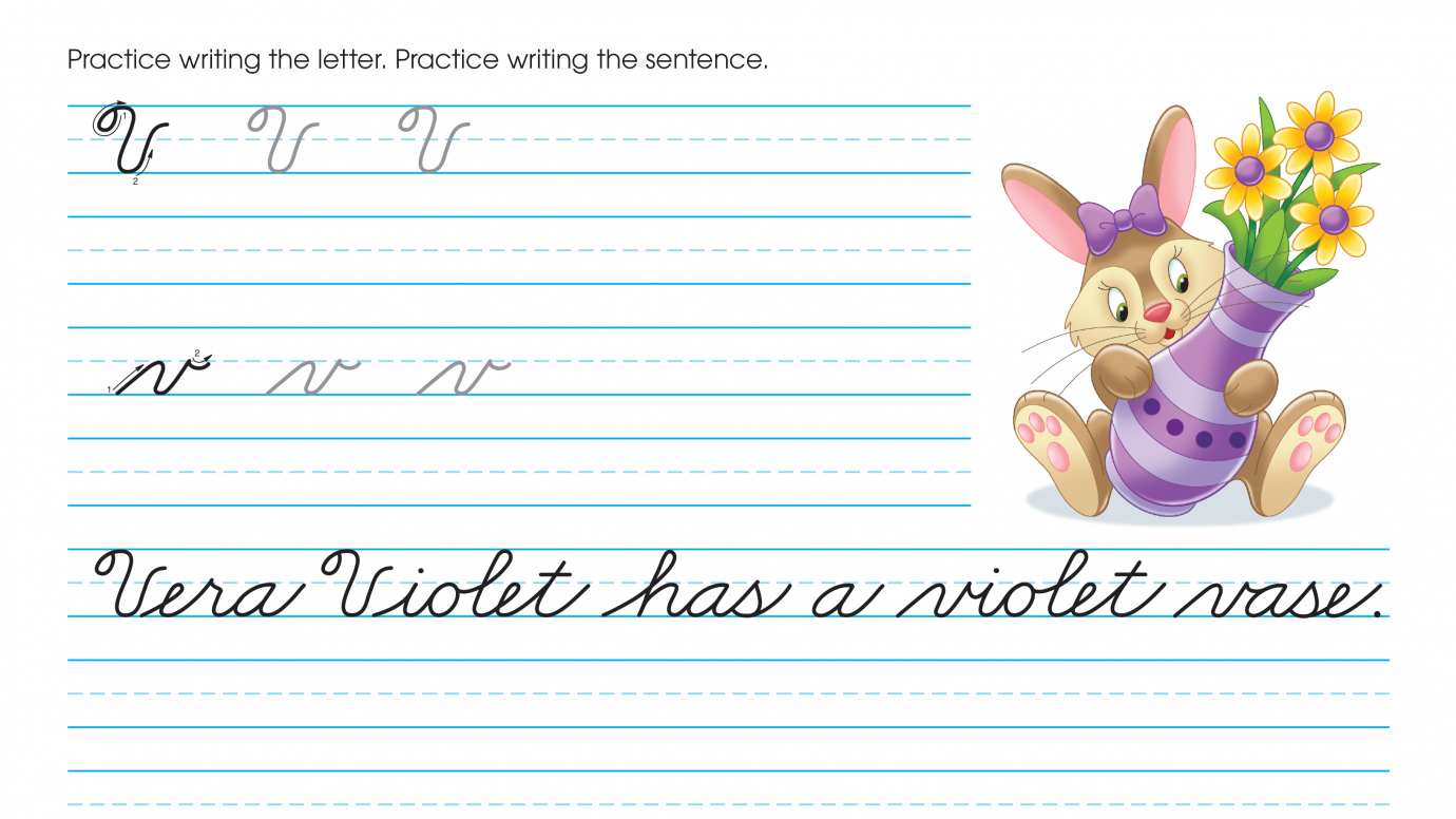 Cursive Writing: Practice Vv