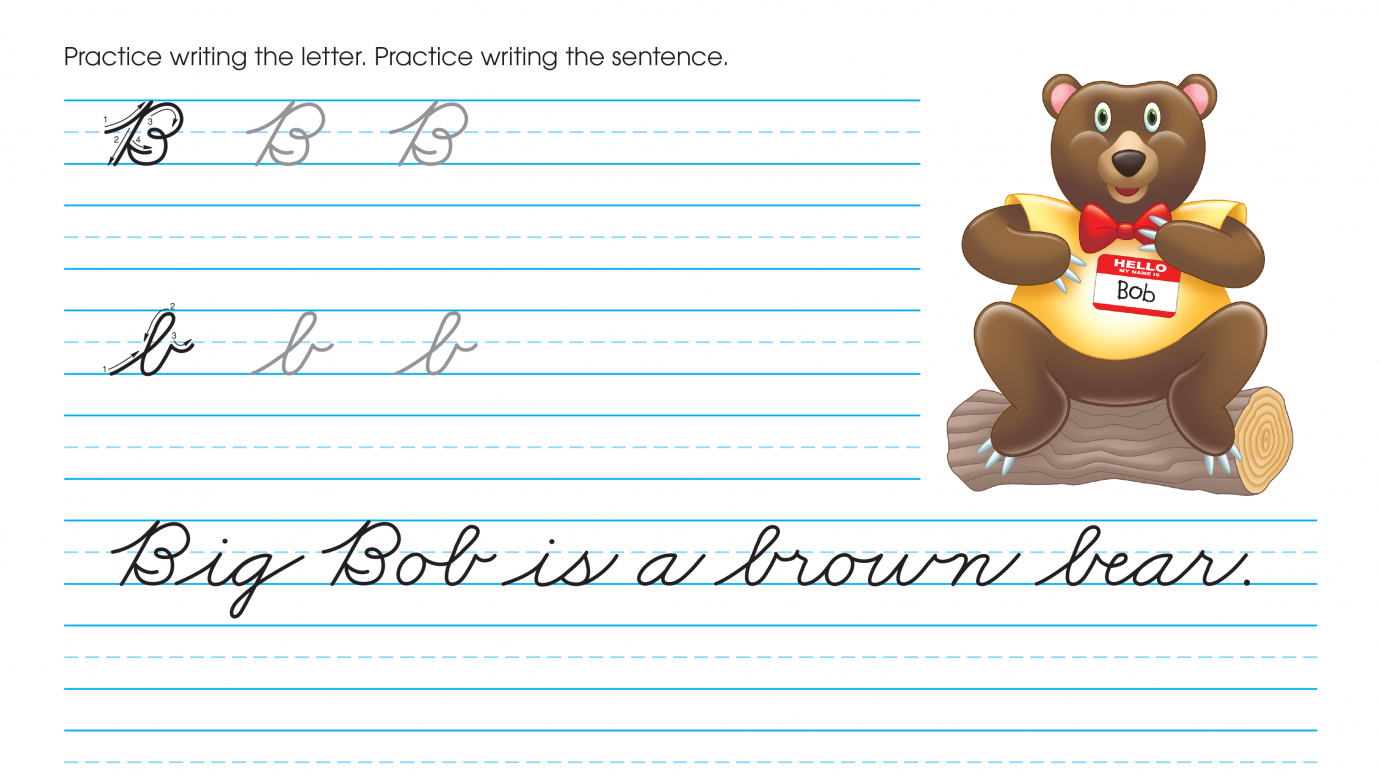 Cursive Writing: Practice Bb