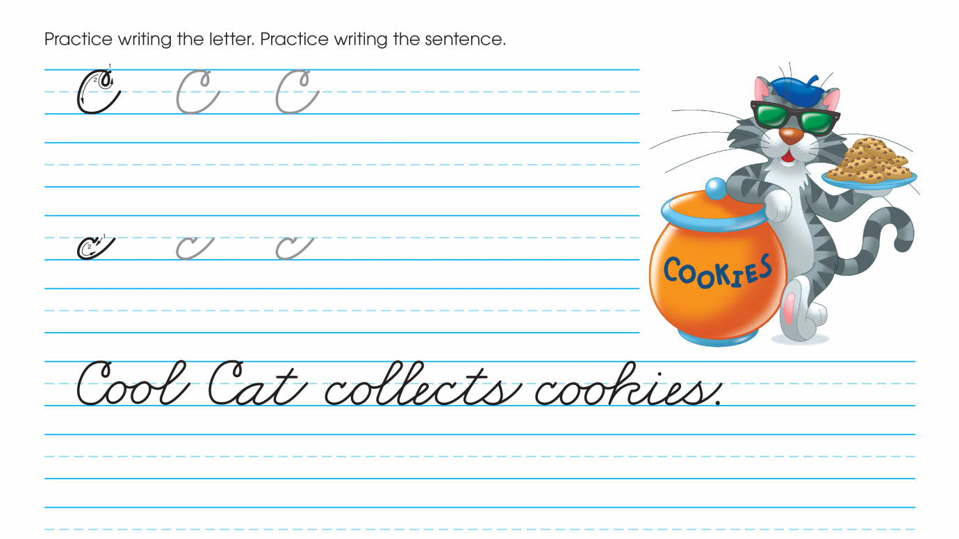 Cursive Writing: Practice Cc