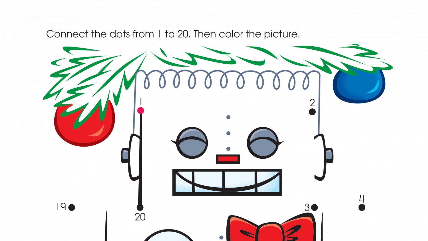 Holiday The New Toy Dot-to-Dots 1-20