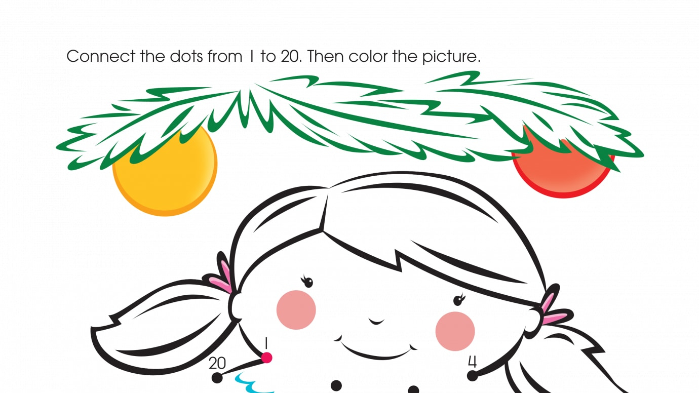 Holiday A New Friend Dot-to-Dots 1-20