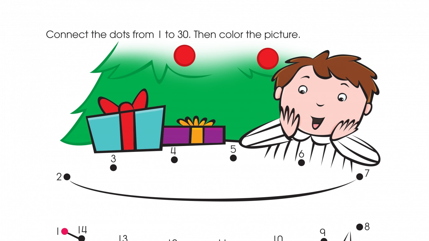 Holiday Marching to the Beat Dot-to-Dots 1-30