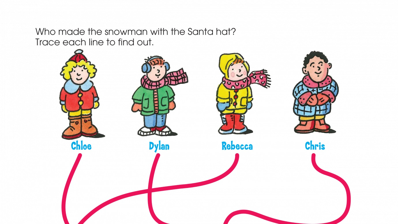 Holiday Who's Who? Spaghetti Maze