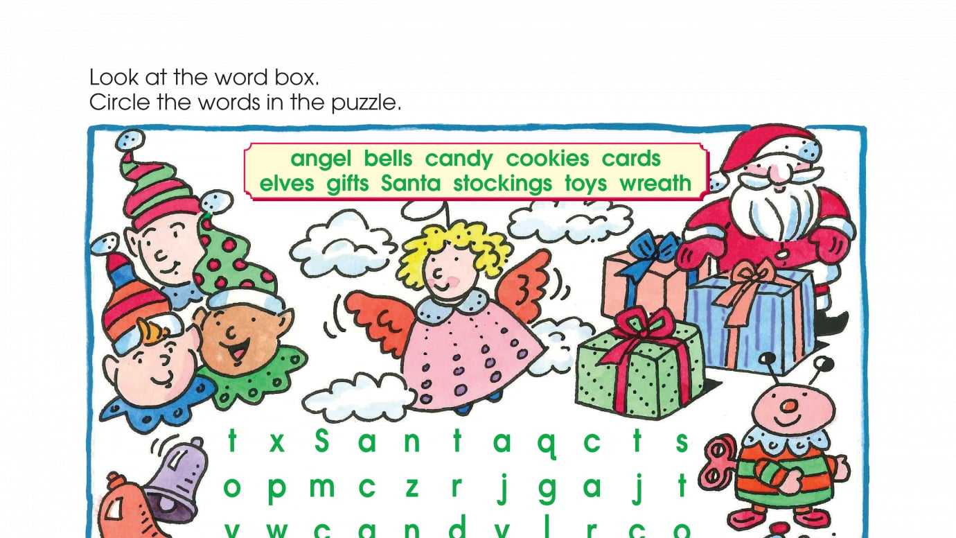 Holiday Tis the Season Word Search