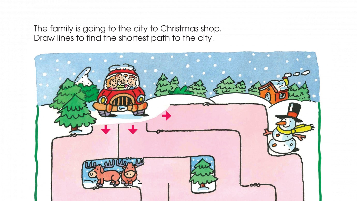 Holiday Checking Off the List Maze