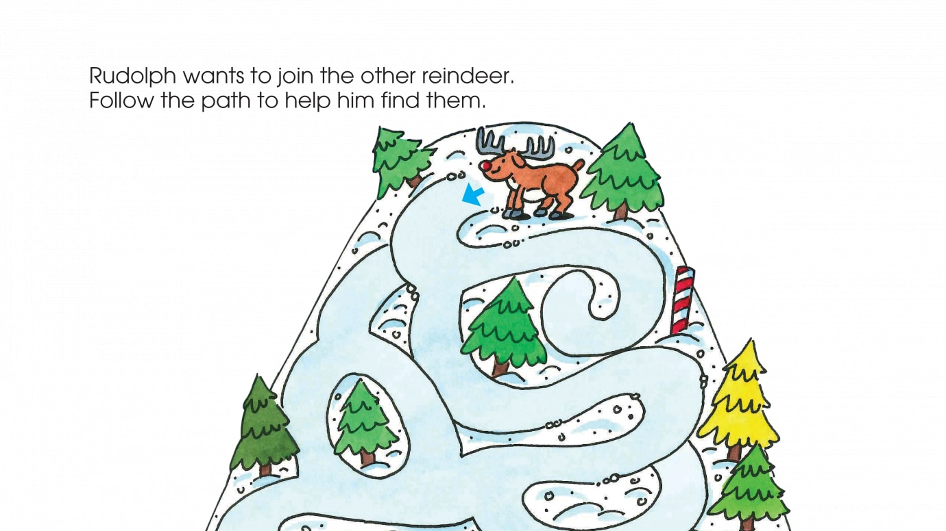 Holiday Reindeer Games Maze