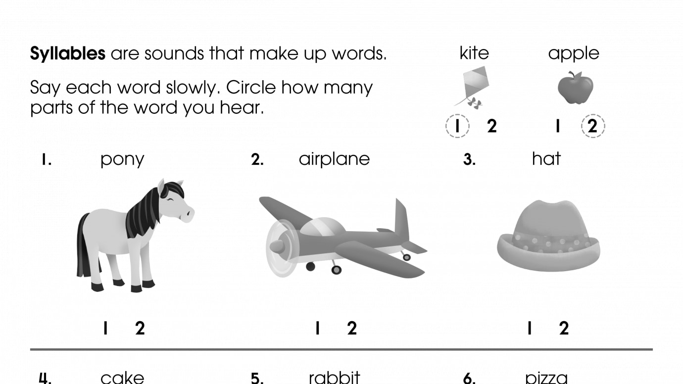 Learning About Syllables