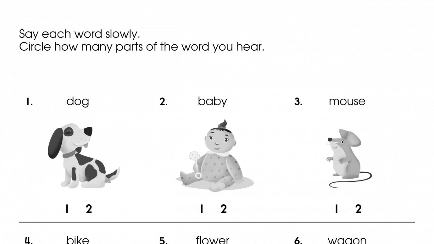 Practicing Syllables