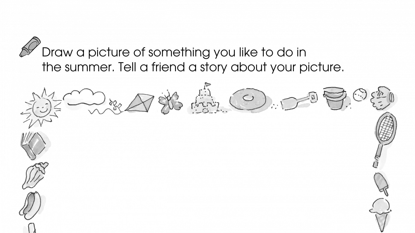 Draw a Picture Tell a Story Summer