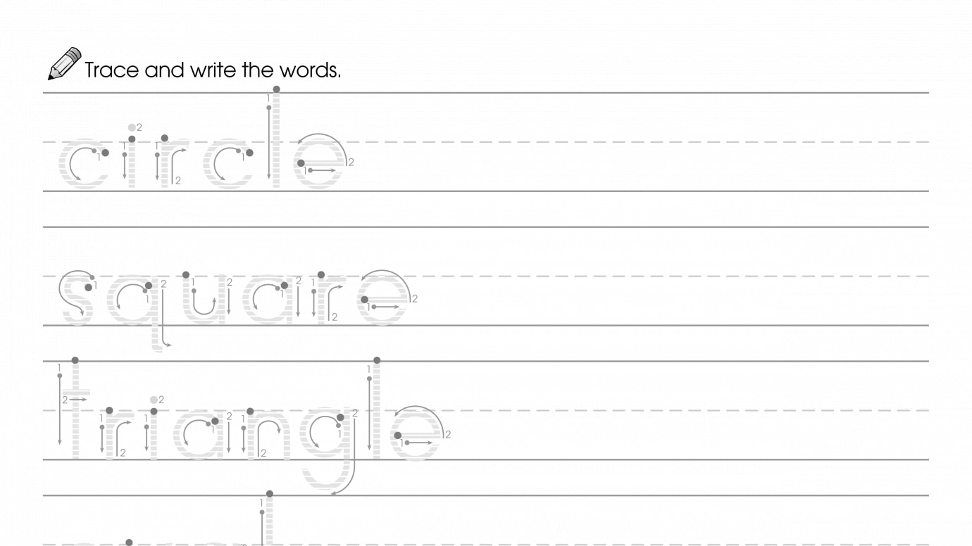 Writing Shapes