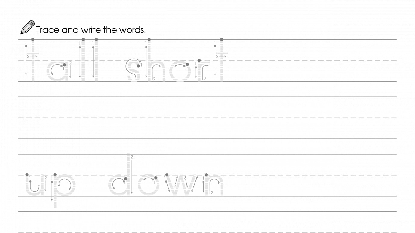 Writing Opposite Words