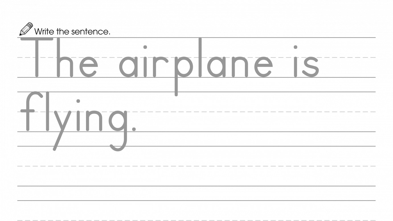 Writing a Sentence