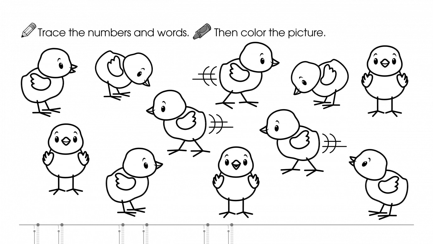 Trace, Write & Color 11