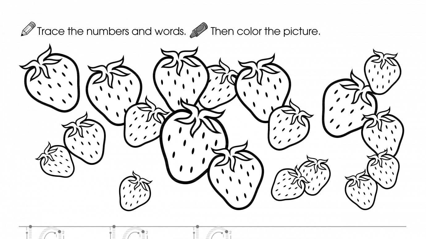 Trace, Write & Color 19