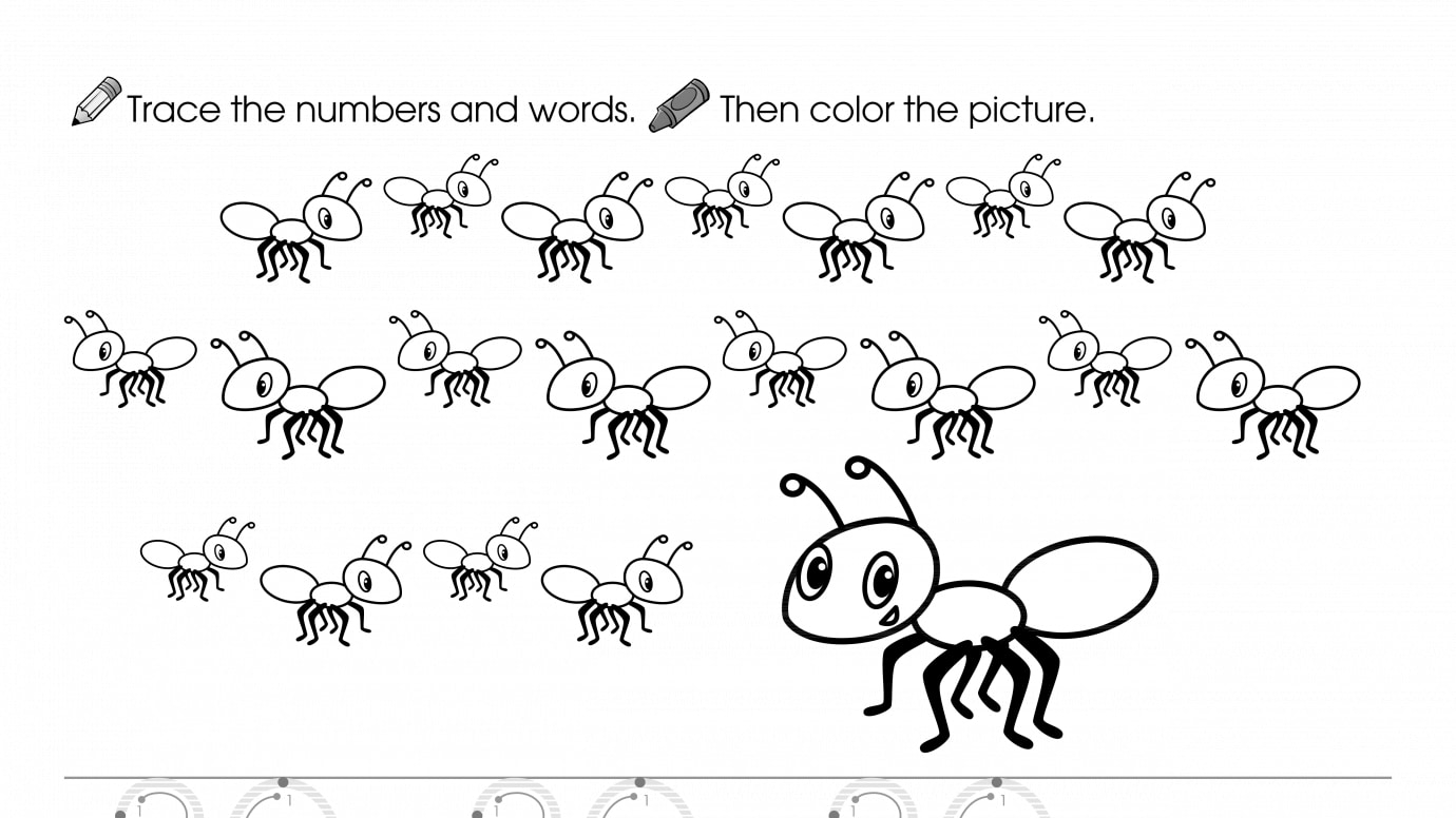 Trace, Write & Color 20