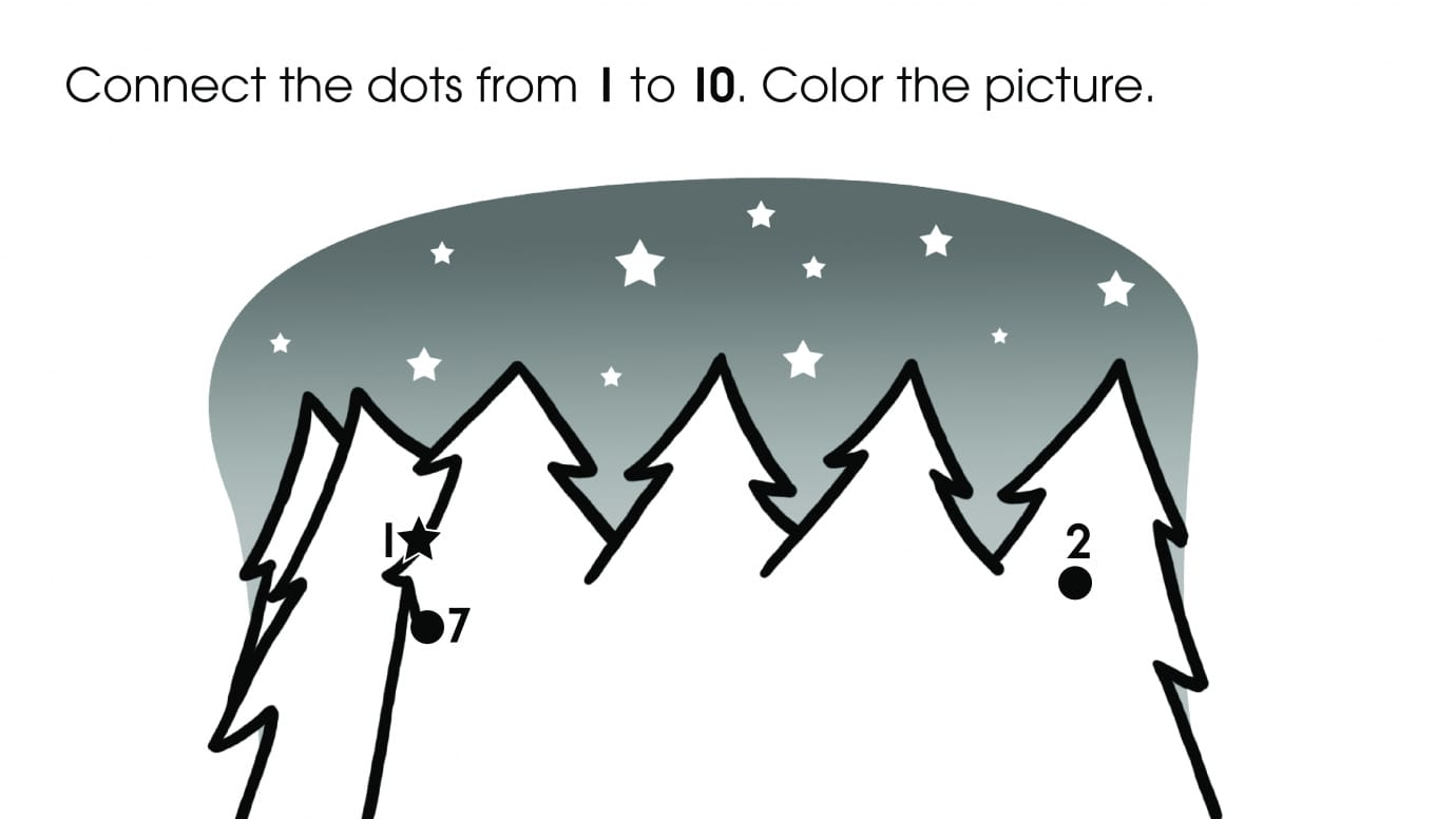 Dot-To-Dots 1-10 Tent