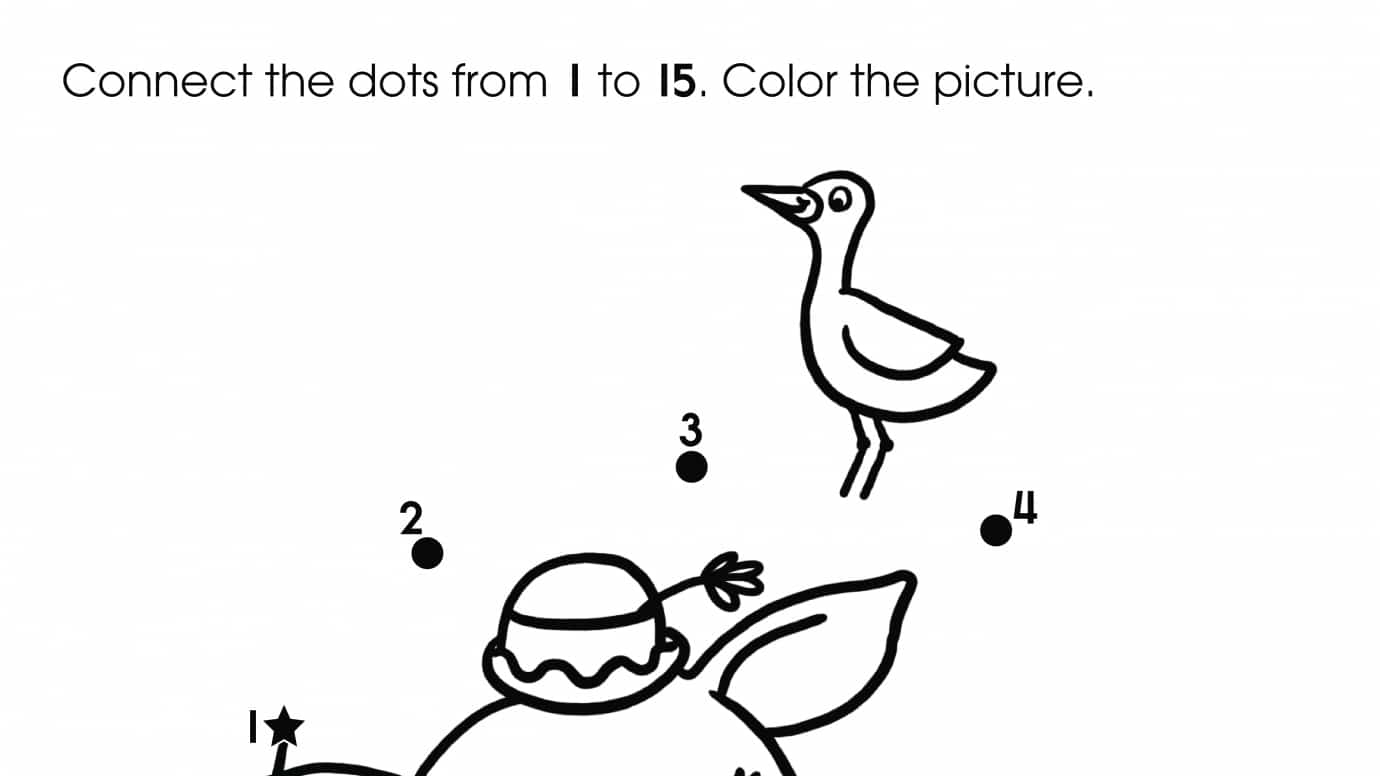 Dot-To-Dots 1-15 Hippopotamus