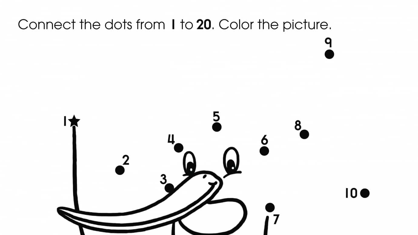 Dot-To-Dots 1-20 Humming Bird