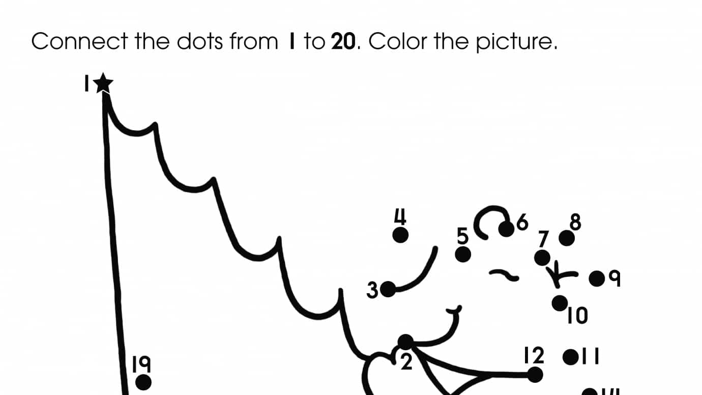 Dot-To-Dots 1-20 Fishing