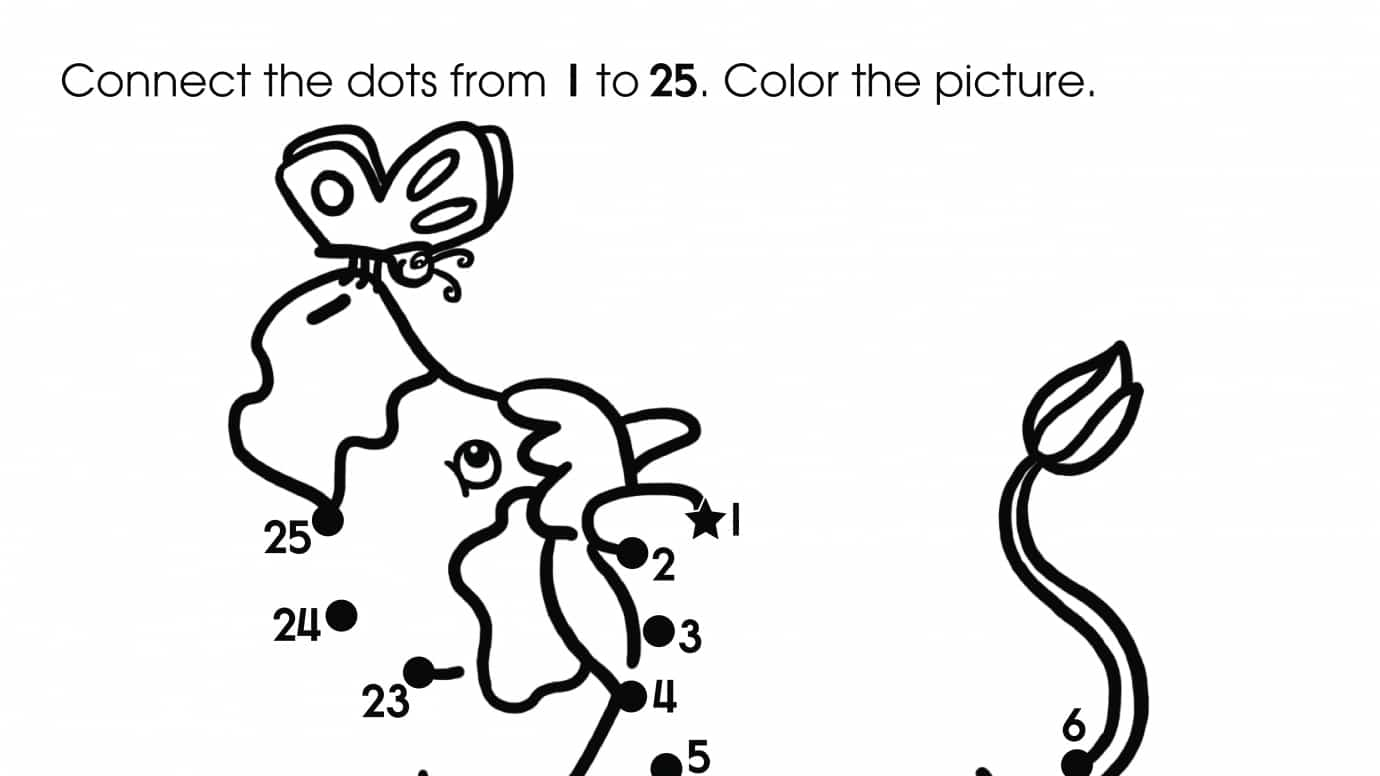 Dot-To-Dots 1-25 Cow