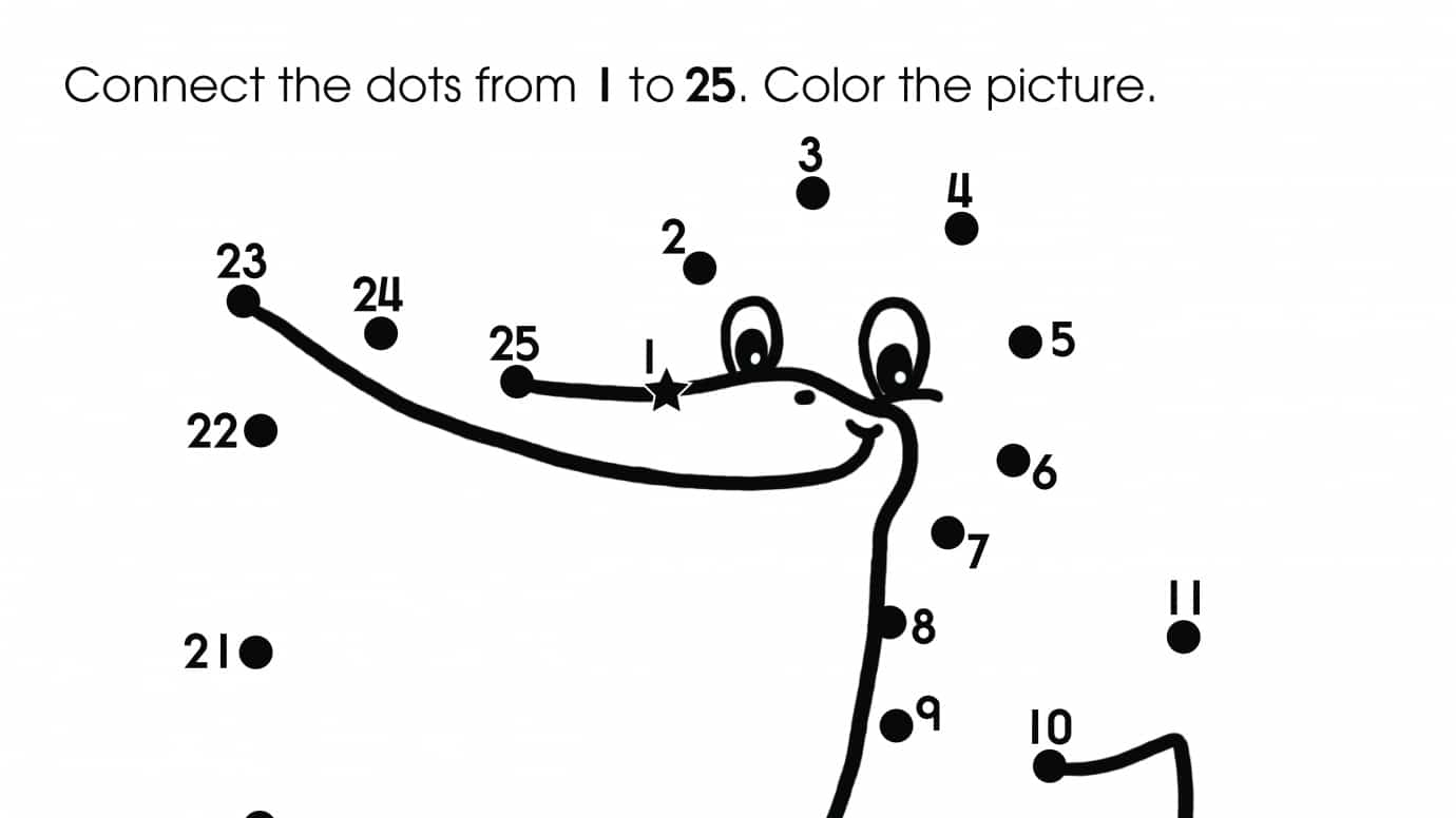 Dot-To-Dots 1-25 Pelican