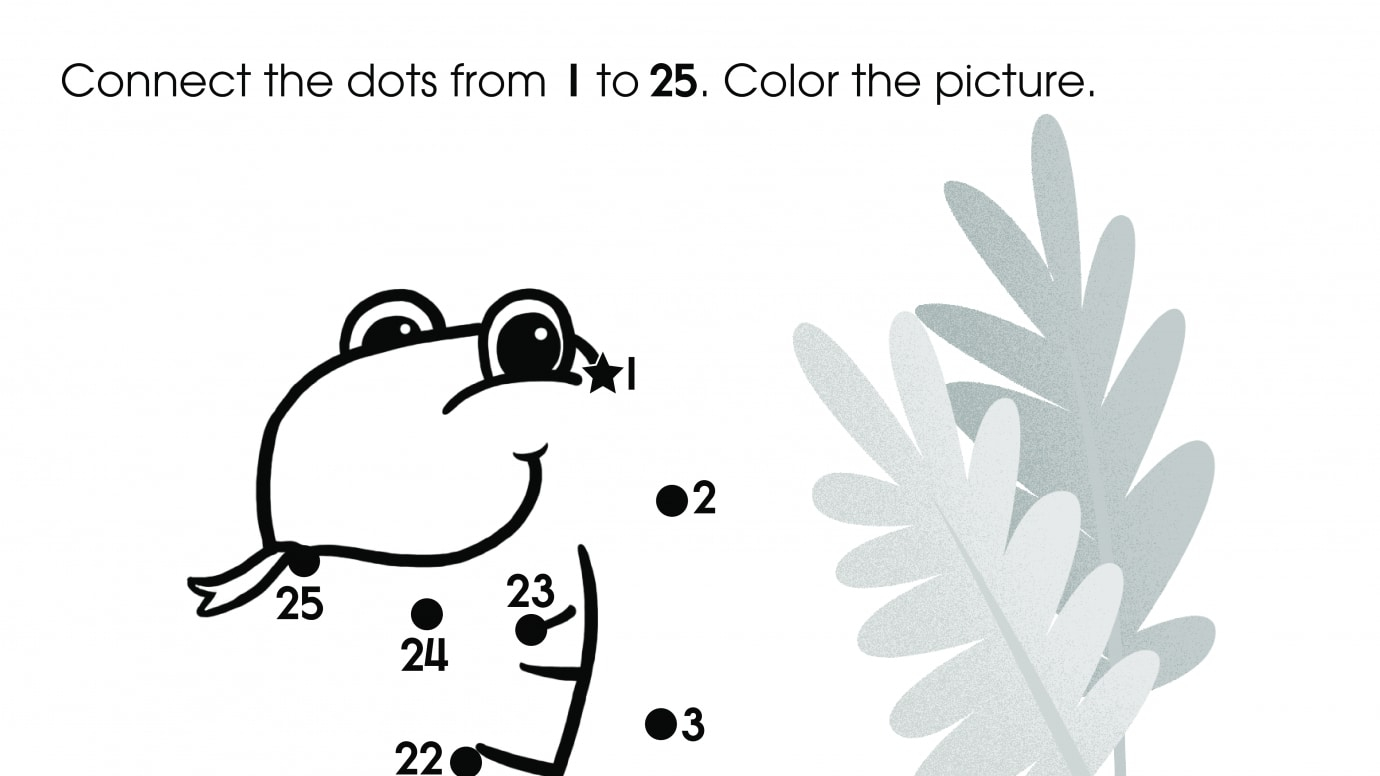 Dot-To-Dots 1-25 Snake