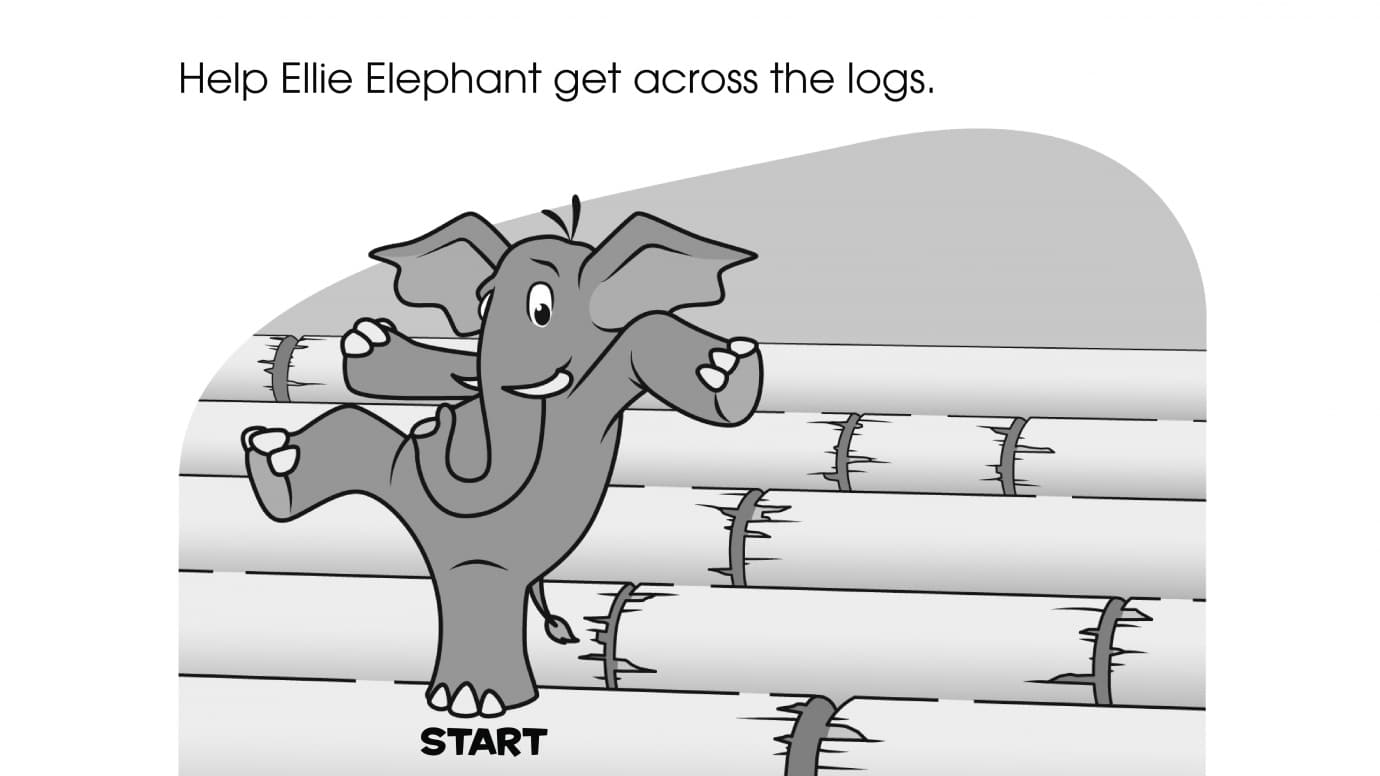 Elephant Log Maze