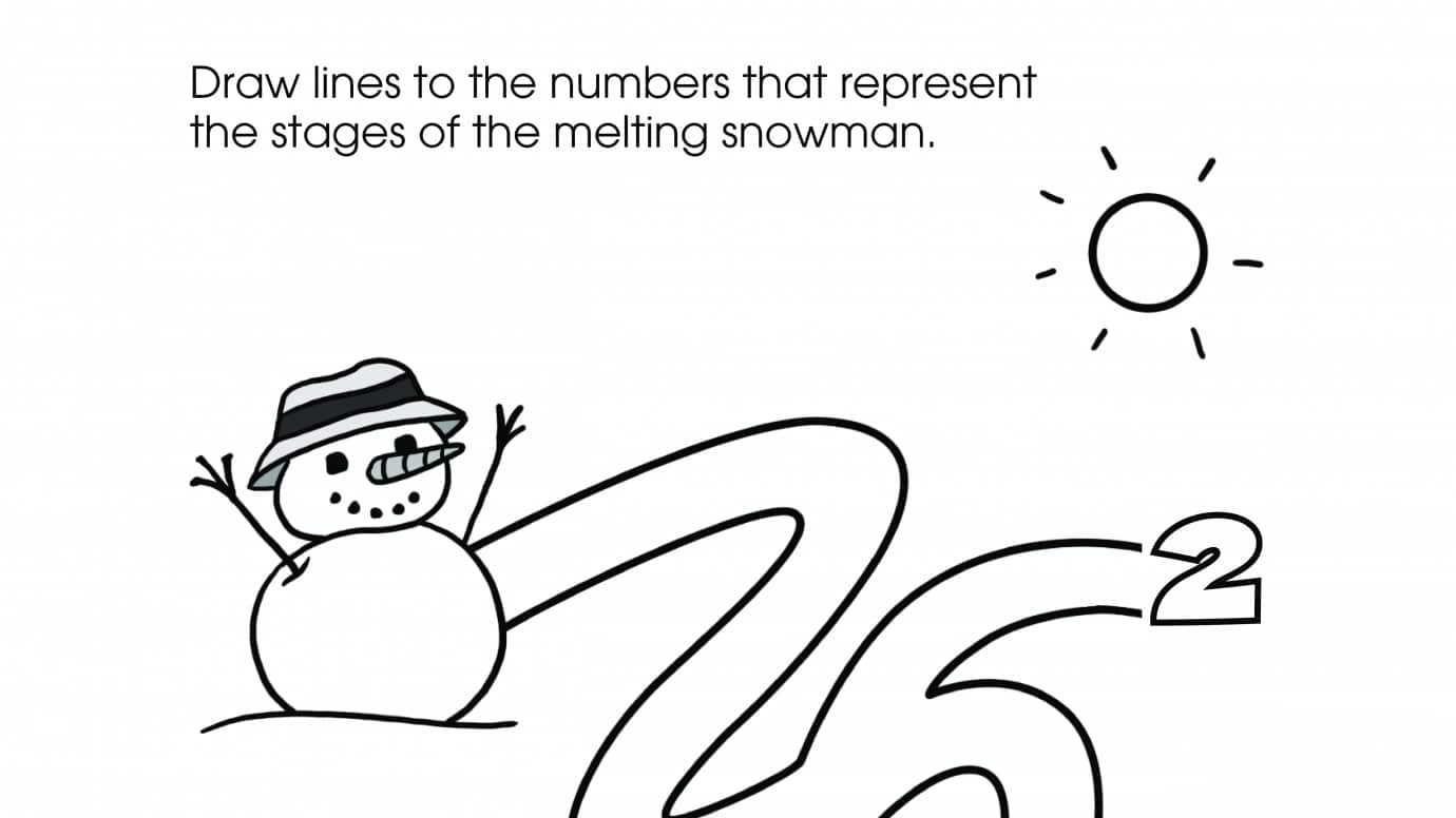 Snowman Stages Maze
