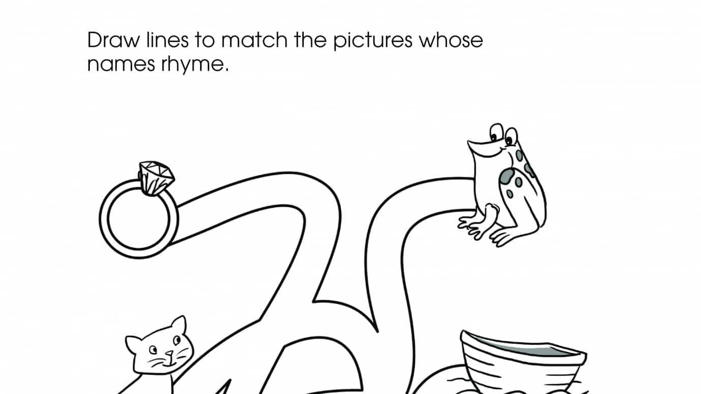 Rhyming Words Maze