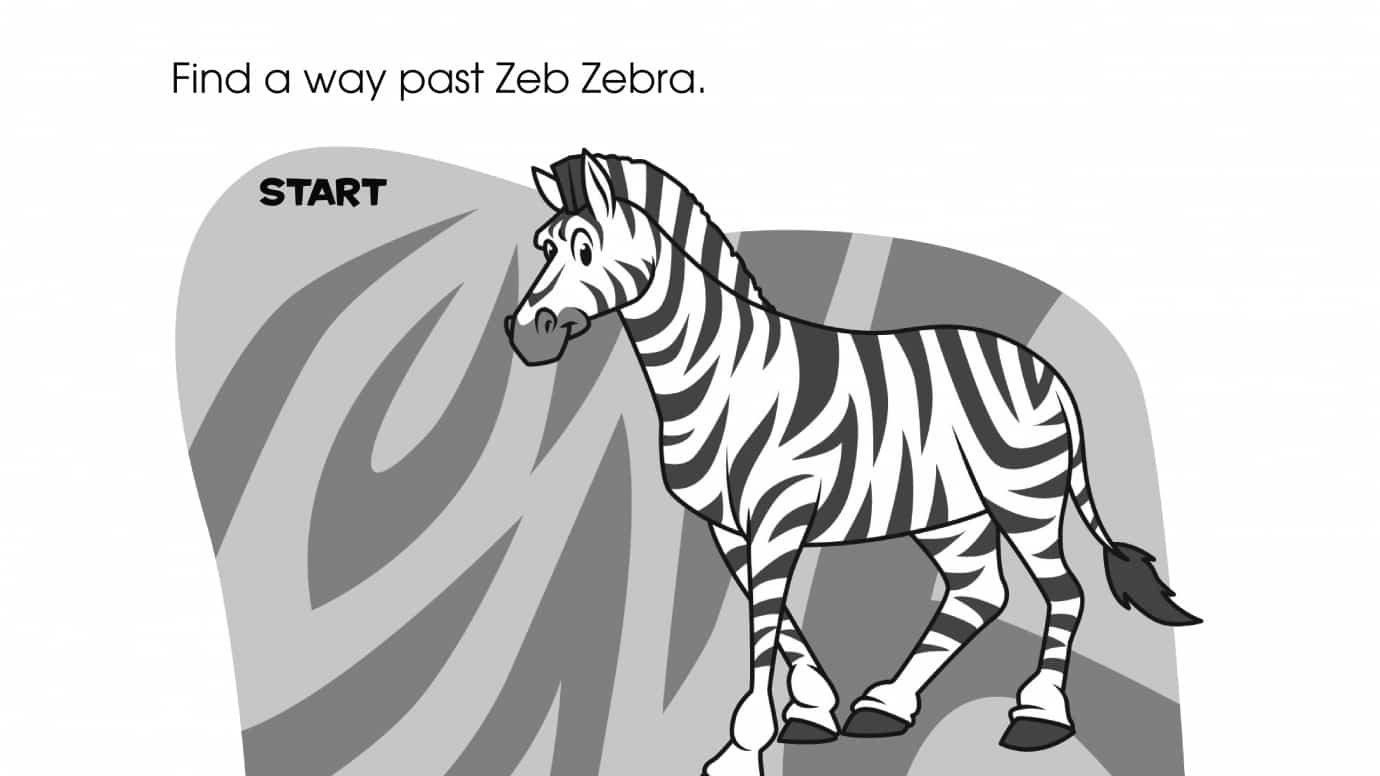 Zeb Zebra Maze