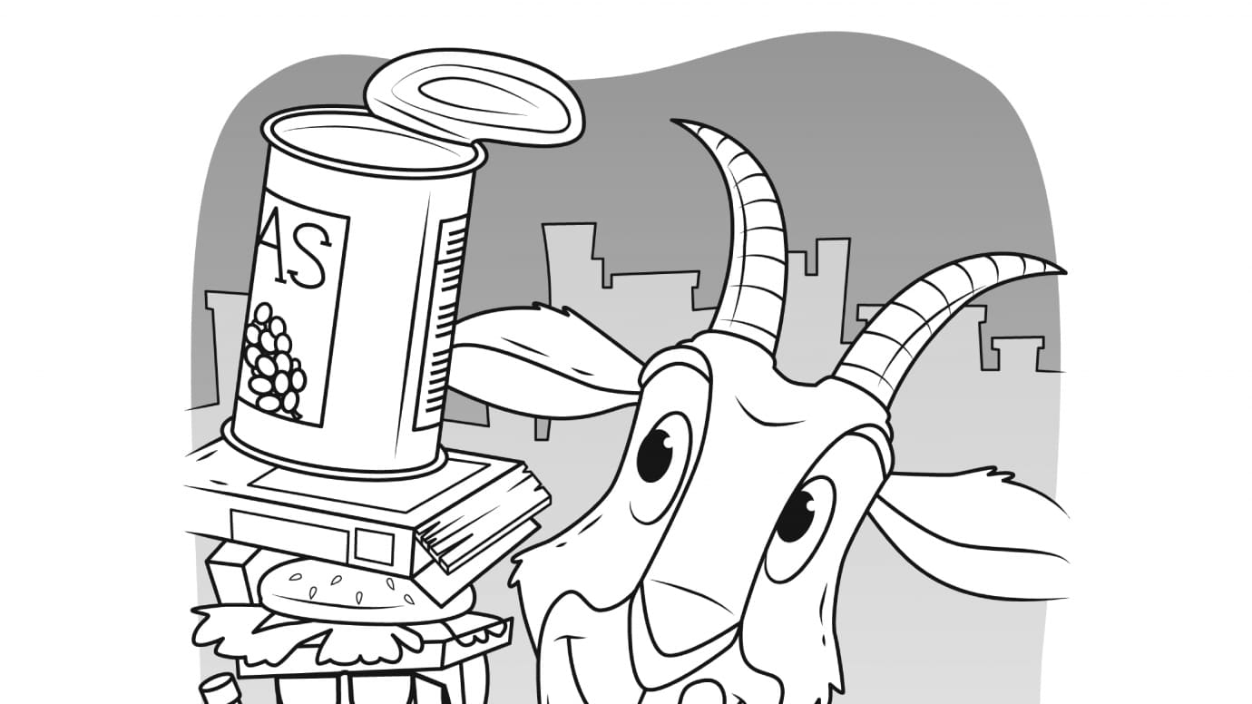 Hidden Pictures Gourmet Goat