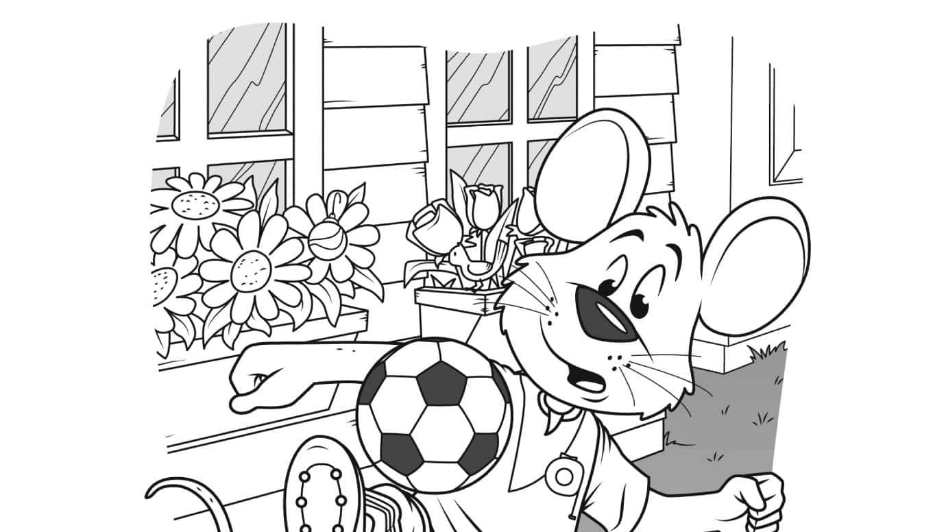 Hidden Pictures Soccer Mouse