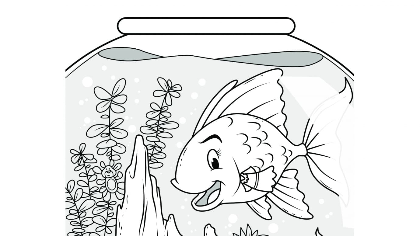 Hidden Pictures Goldfish