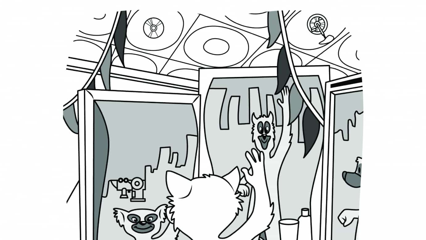 Hidden Pictures Funhouse Lemur