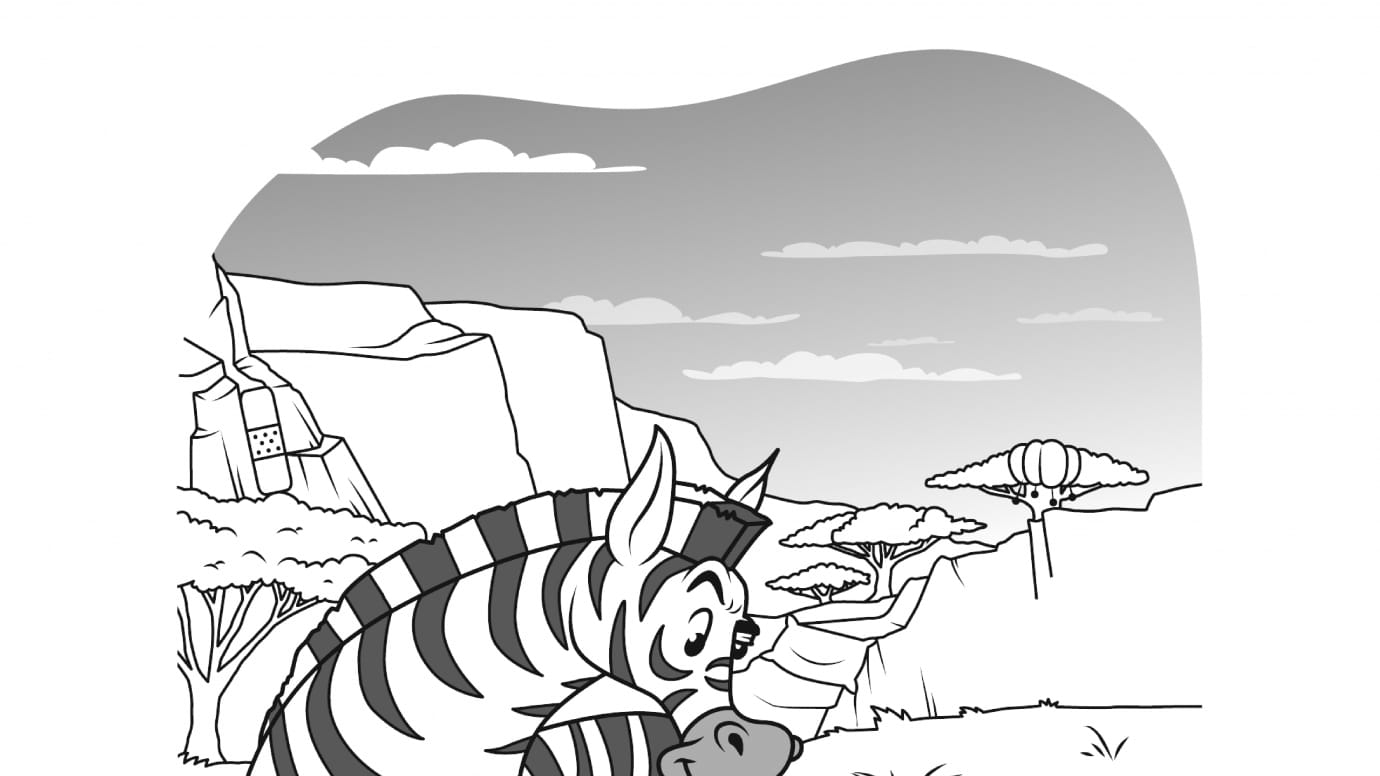 Hidden Pictures Zebra Antics