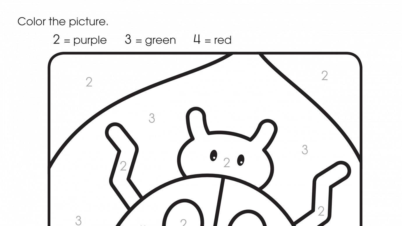 Color By Numbers 2, 3, 4
