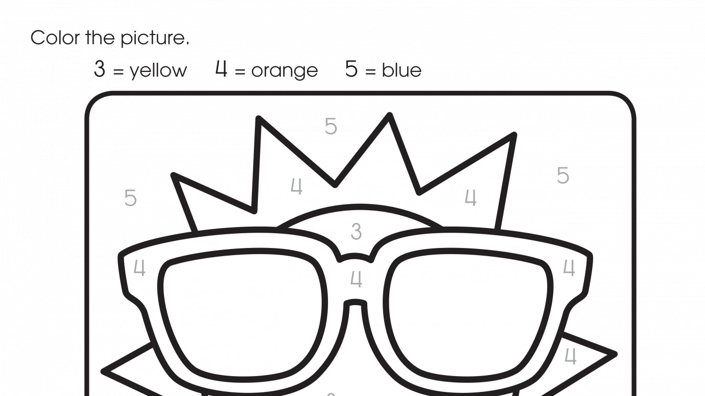 Color By Numbers 3, 4, 5