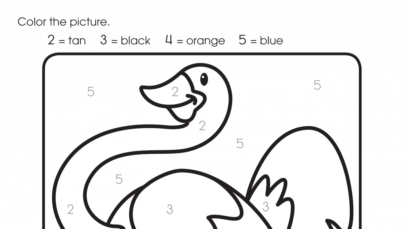 Color By Numbers 2, 3, 4, 5