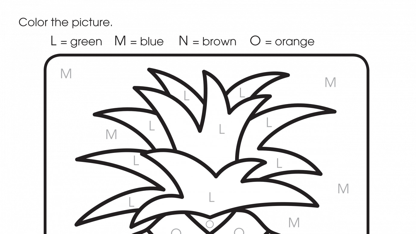 Color By Letters L, M, N, O