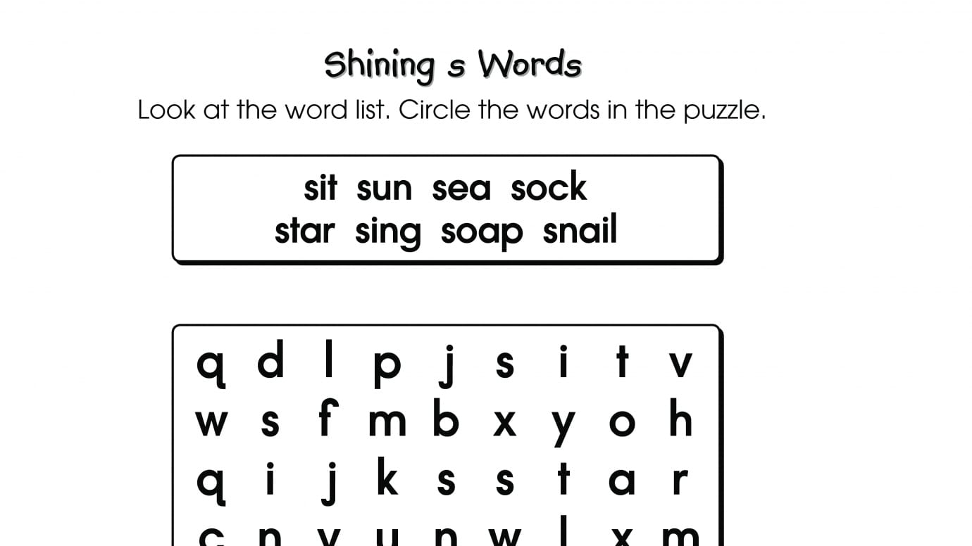 Word Search Puzzle s Words