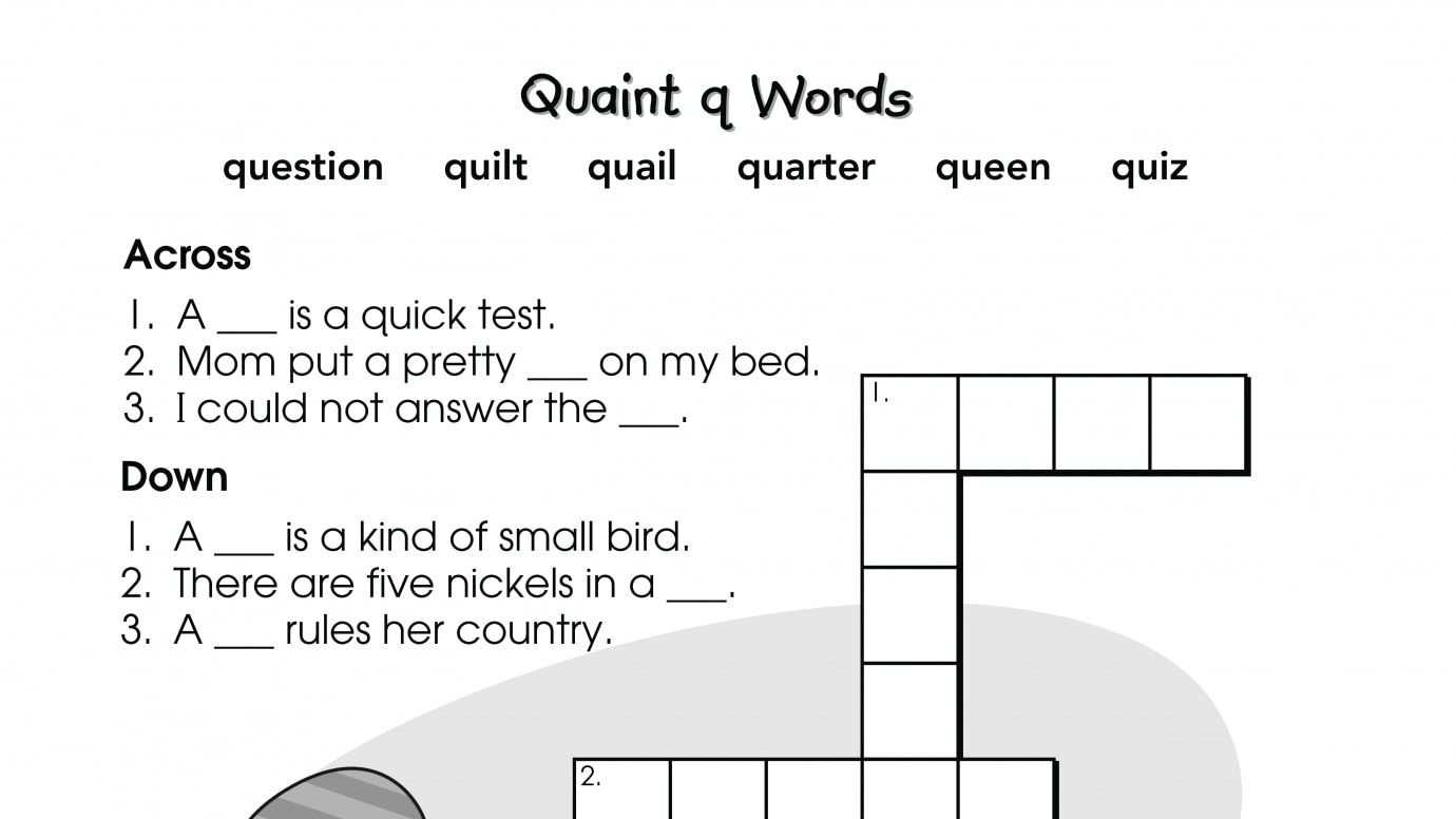 Crossword Puzzle q Words