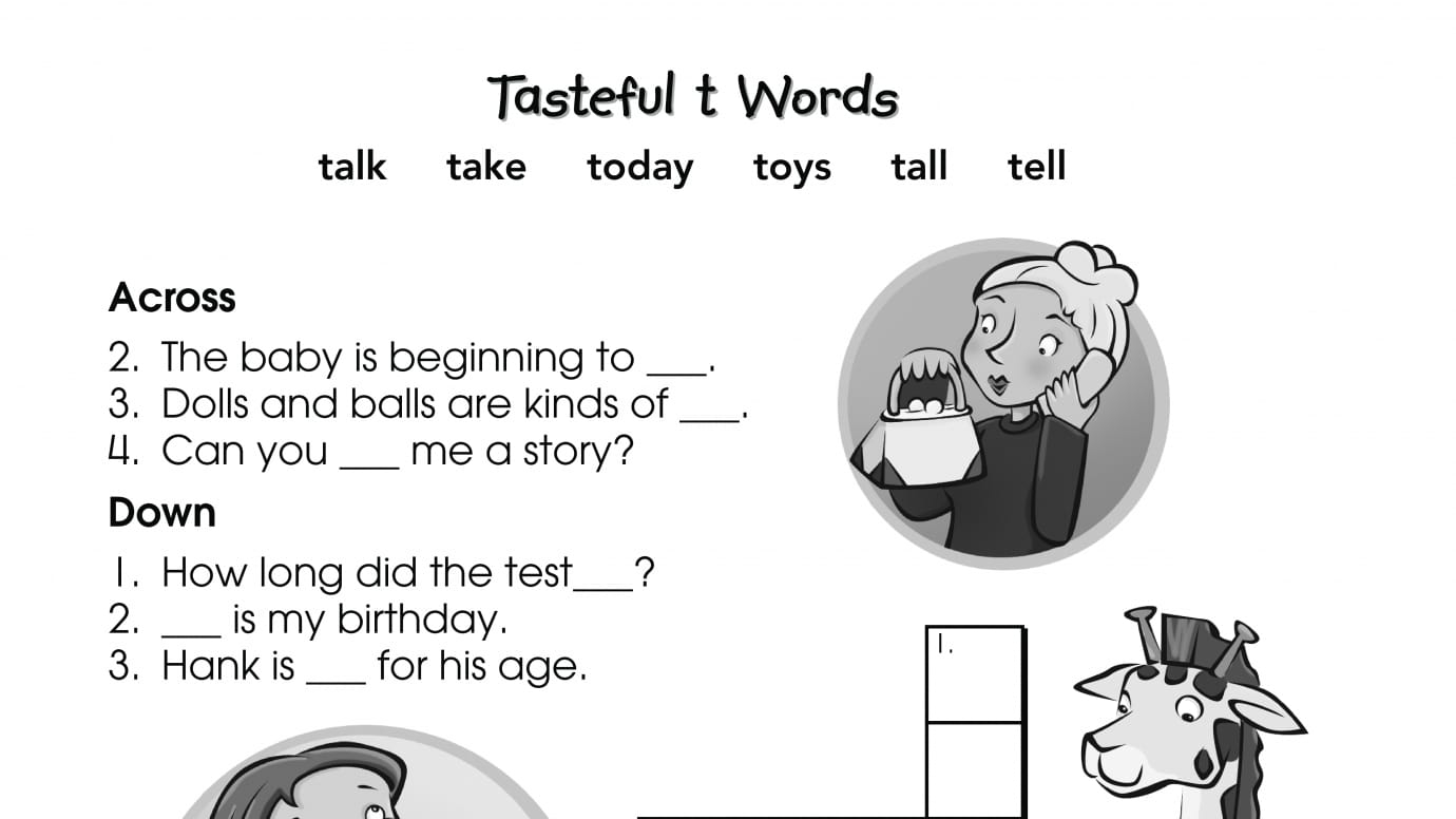 Crossword Puzzle t Words