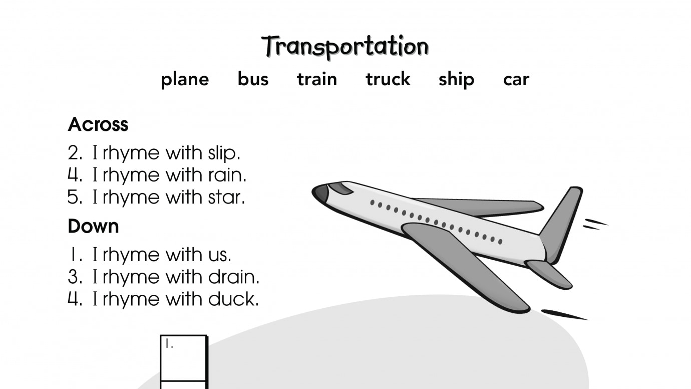 Crossword Puzzle Transportation