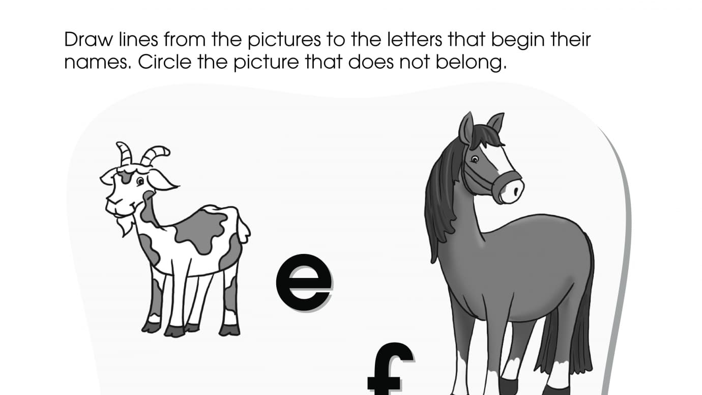 Beginning Letter Sounds e-h