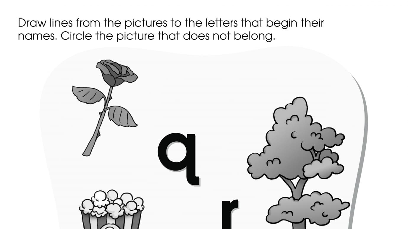 Beginning Letter Sounds q-t
